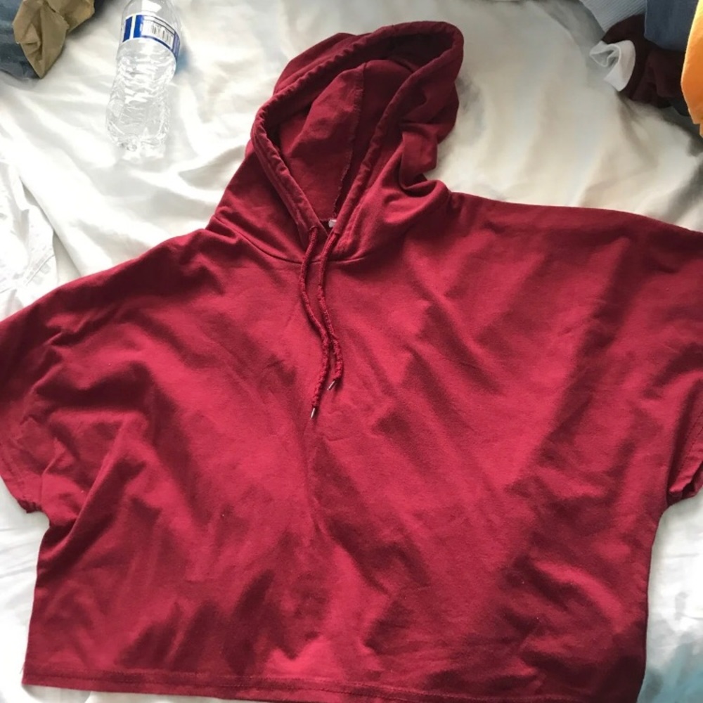 crop hoodie